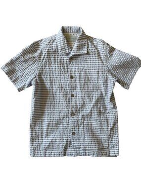 Hemingsworth Cabana Shirt Wide Seersucker Large